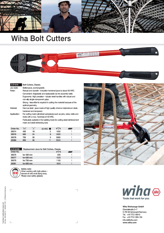 Bolt cutters